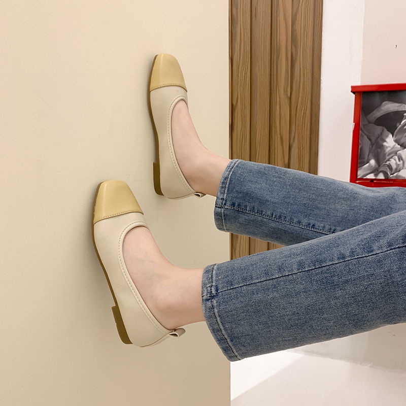 IELGY Giày đế mềm màu trắng dễ phối đồ dành cho nữ