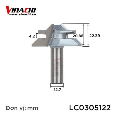 Mũi ghép góc cạnh Tideway LC0305-ghép được ván có độ dày từ 8-28mm