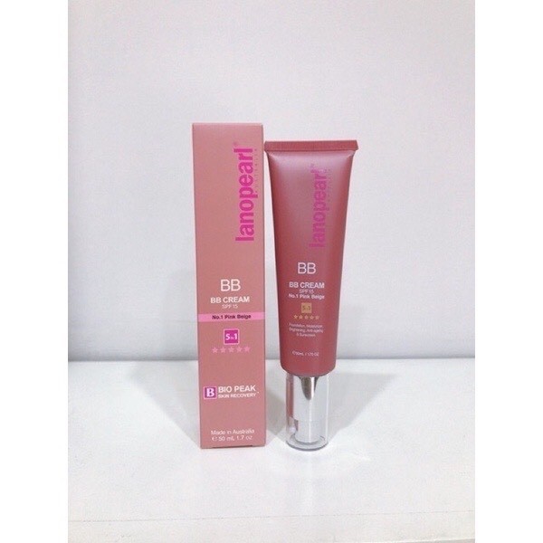 [5 IN1] Lanopearl BB Cream Kem Nền, dưỡng ẩm, làm sáng da, chống lão hóa, chống nắng làm hồng cho da | BigBuy360 - bigbuy360.vn