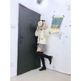 Boots Nhung Cổ Cao [KÈM ẢNH THẬT]