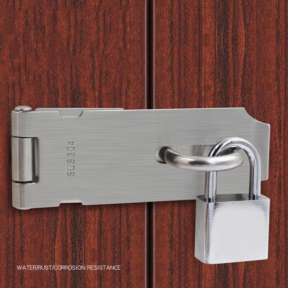 CONOPERY Chốt khóa cửa ra vào góc phải 90 độ bằng thép không gỉ chống trộm