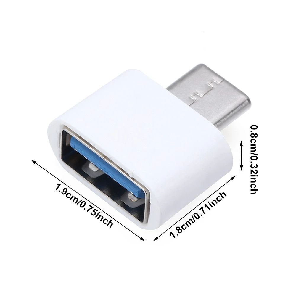 Bộ 5 Đầu Chuyển Đổi Type C OTG USB 3.0 Sang USB2.0 Cho Điện Thoại/Bàn Phím/Laptop Xiaomi Huawei