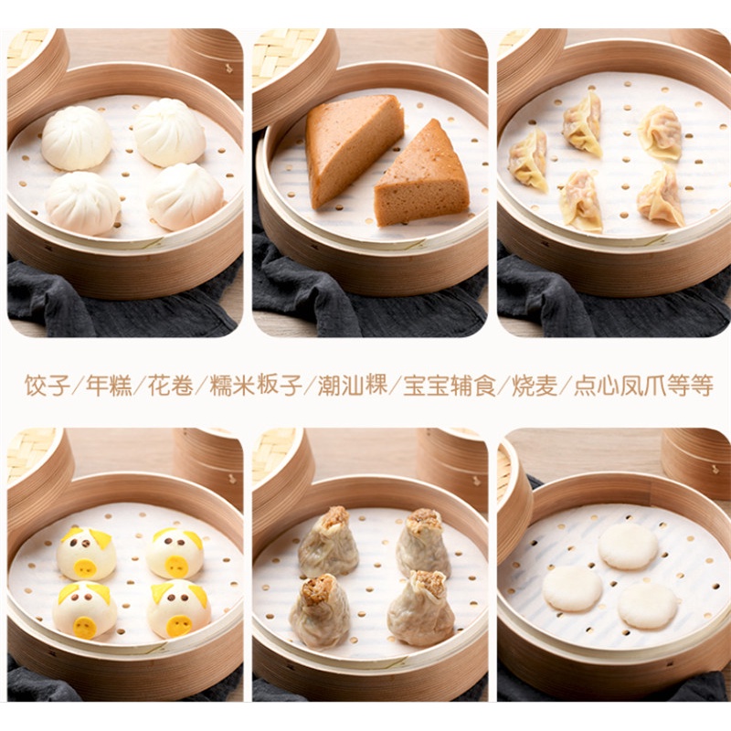 Set 100 Tờ Giấy Lót Bánh Mì Hấp Chống Dính