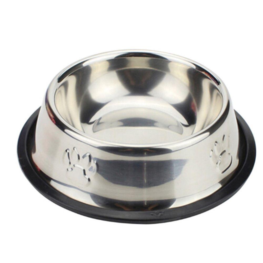 Tô Đựng Thức Ăn Nước Uống Bằng Thép Không Gỉ Chống Trượt Dành Cho Chó