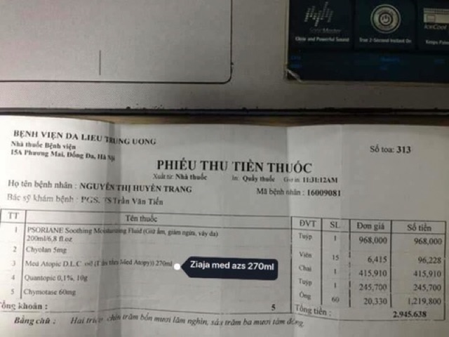 [Mẫu Mới] Dầu Tắm Mềm Mịn Da Ziaja Med Atopy Hàng Balan 270ml (bill ảnh sau) | BigBuy360 - bigbuy360.vn