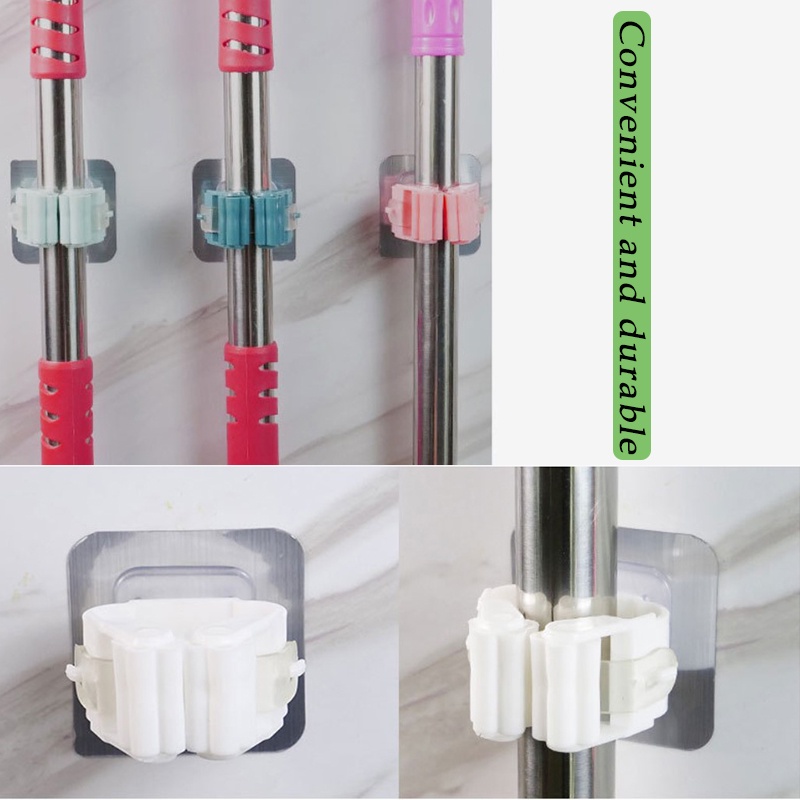 Móc Treo Cây Lau Nhà Gắn Tường Tiện Dụng Cho Nhà Tắm Giá Đỡ