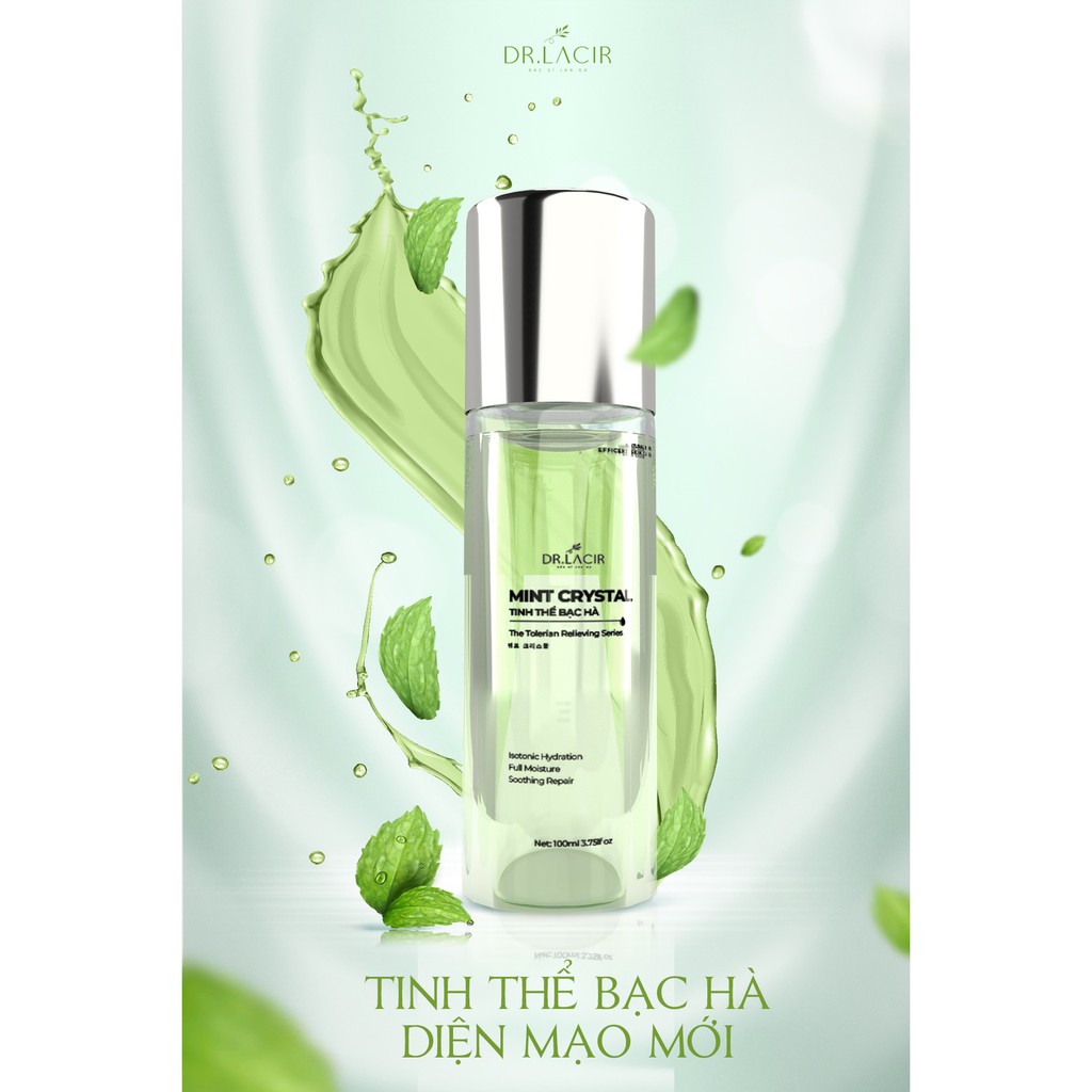 [Mini] Toner Tinh Thể Bạc Hà Drlacir ,Chai 10ml -Giúp Co Nhỏ Lỗ Chân Lông Và Cân Bằng Độ Ẩm cho da