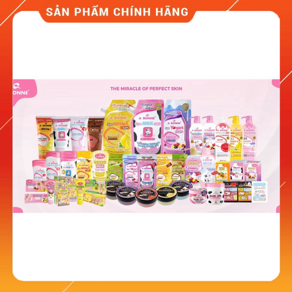 [Mã SKAMLTSM9 giảm 10% đơn 99K] Muối Tắm Sữa Bò Tẩy Tế Bào Chết A Bonne Spa Milk Salt Chính Hãng Thái Lan 350g