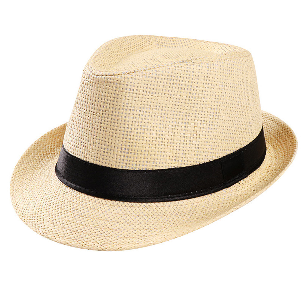 Mũ cói rộng vành chống nắng thời trang đi biển cho nam