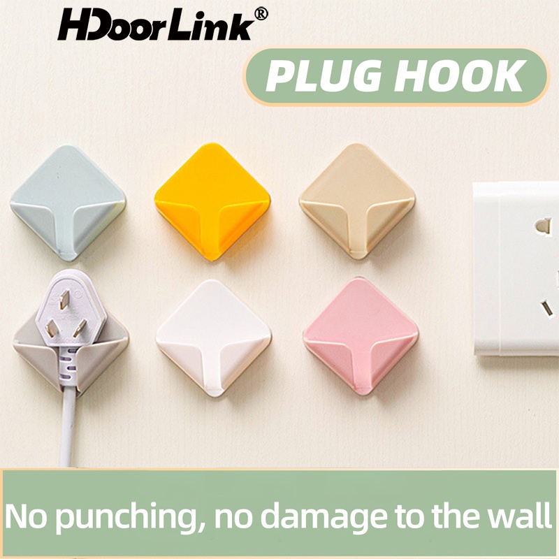 Giá đỡ phích cắm HDOORLINK thiết kế gắn tường tiện dụng cho gia đình/ văn phòng