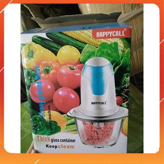 Máy xay thịt đa năng happy call 2 lưỡi