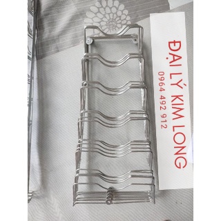 Kệ để nắp nồi, vung xoong inox chống rỉ