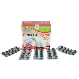 GINKOCAL EXTRA Q10 (HỘP 100 VIÊN)- HỖ TRỢ HOAT HUYẾT, LƯU THÔNG MÁU NÃO