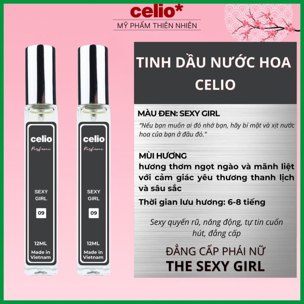 Tinh Dầu Nước Hoa Nữ Good Girl Mini 12ml CELIO Body Mist Cá Tính Nồng Nàn Quyến Rũ Gợi Cảm Thơm Lâu Dạng Xịt Tiện Lợi