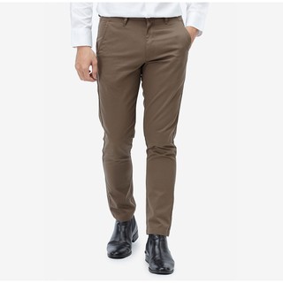Quần kaki nam milvus màu nâu lzpn001mbr25