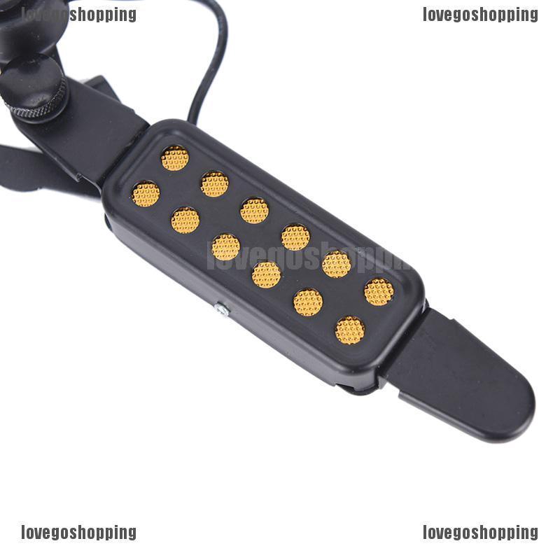 ❀BÁN CHẠY❀Clip-on Sound Microphone Wire 12 Hole Acoustic Electric Guitar Pick Up Amplifier