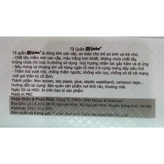 Bỉm tã quần, dán Mijuku cao cấp siêu thấm chống hăm cho bé 1 bịch 50 miếng S/M/L/XL/XXL/XXXL, hàng công ty nhập khẩu