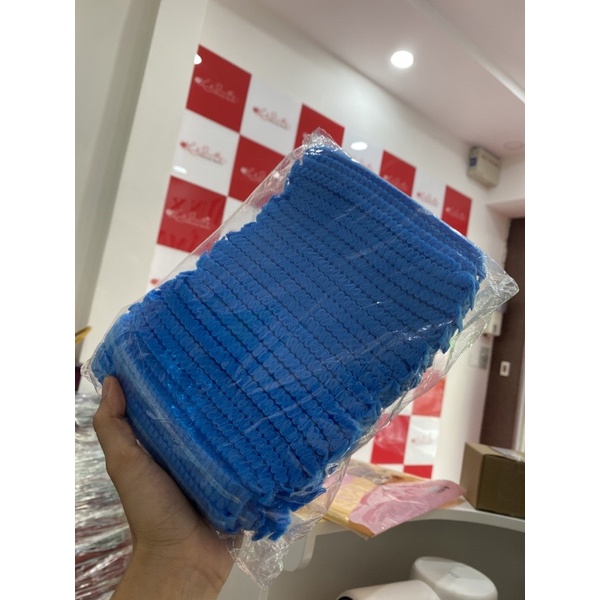 (Bịch 100cái) Mũ y tế, nón giấy, mũ giấy y tế đội trong phun xăm Linh Shop