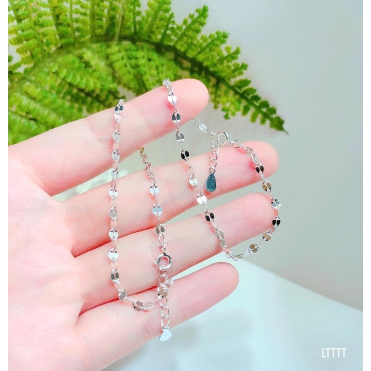 Lắc tay nữ THJ - Vòng tay chặt nhẹ nhàng nữ tính , chuẩn bạc ta