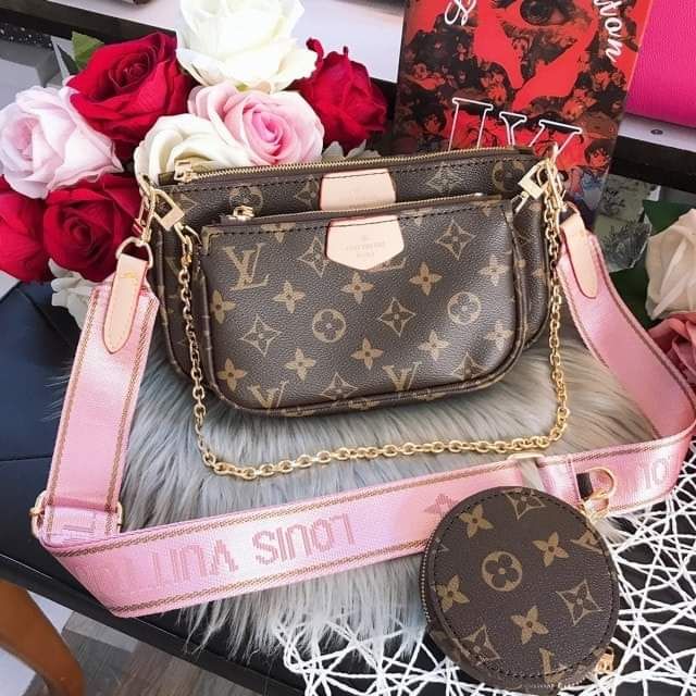 SET TÚI LV DÂY HỒNG