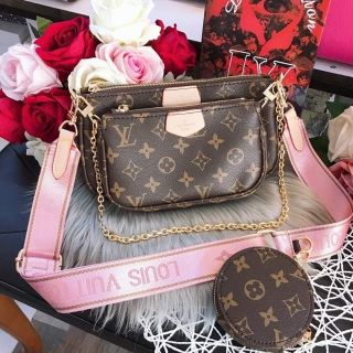 Set túi lv dây hồng