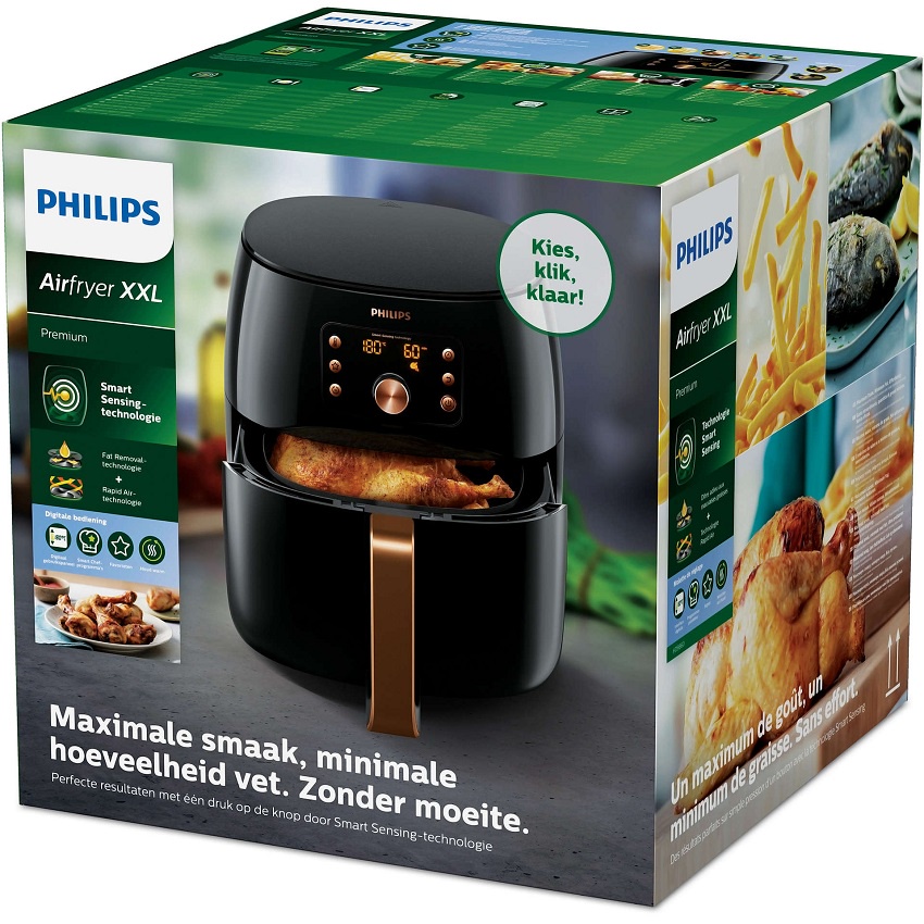 Nồi chiên không dầu Philips HD9860 - công suất 2200W - size XXL 7,2lit