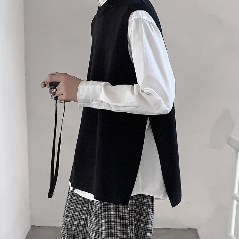 Áo Sweater không tay thời trang mùa đông hongkong dành cho nam