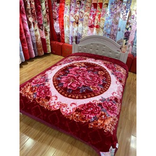 Chăn lông tuyết 4kg siêu đẹp dày dặn mềm mịn