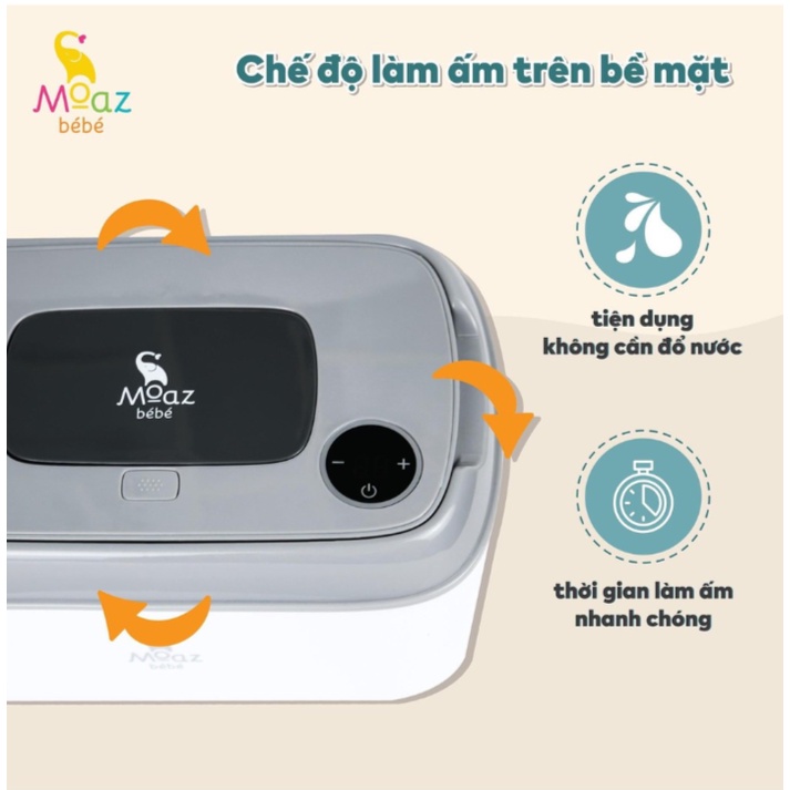 Máy Hâm Khăn, Máy Làm Ấm Khăn Ướt Moaz Bebe MB008