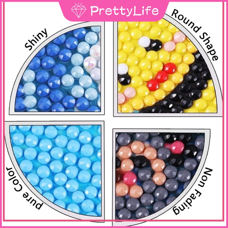 Bộ Tranh Đính Đá 5d Họa Tiết Vua Yibao Độc Đáo Trang Trí Nhà Cửa