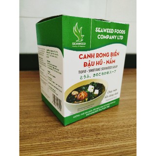 canh rong biển đậu hũ - nấm (hộp 10gói x 5g)