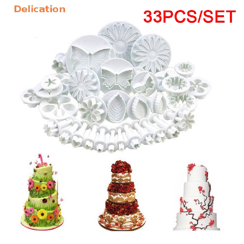Set 33 Khuôn Nhấn Tạo Hình Bánh Quy DIY