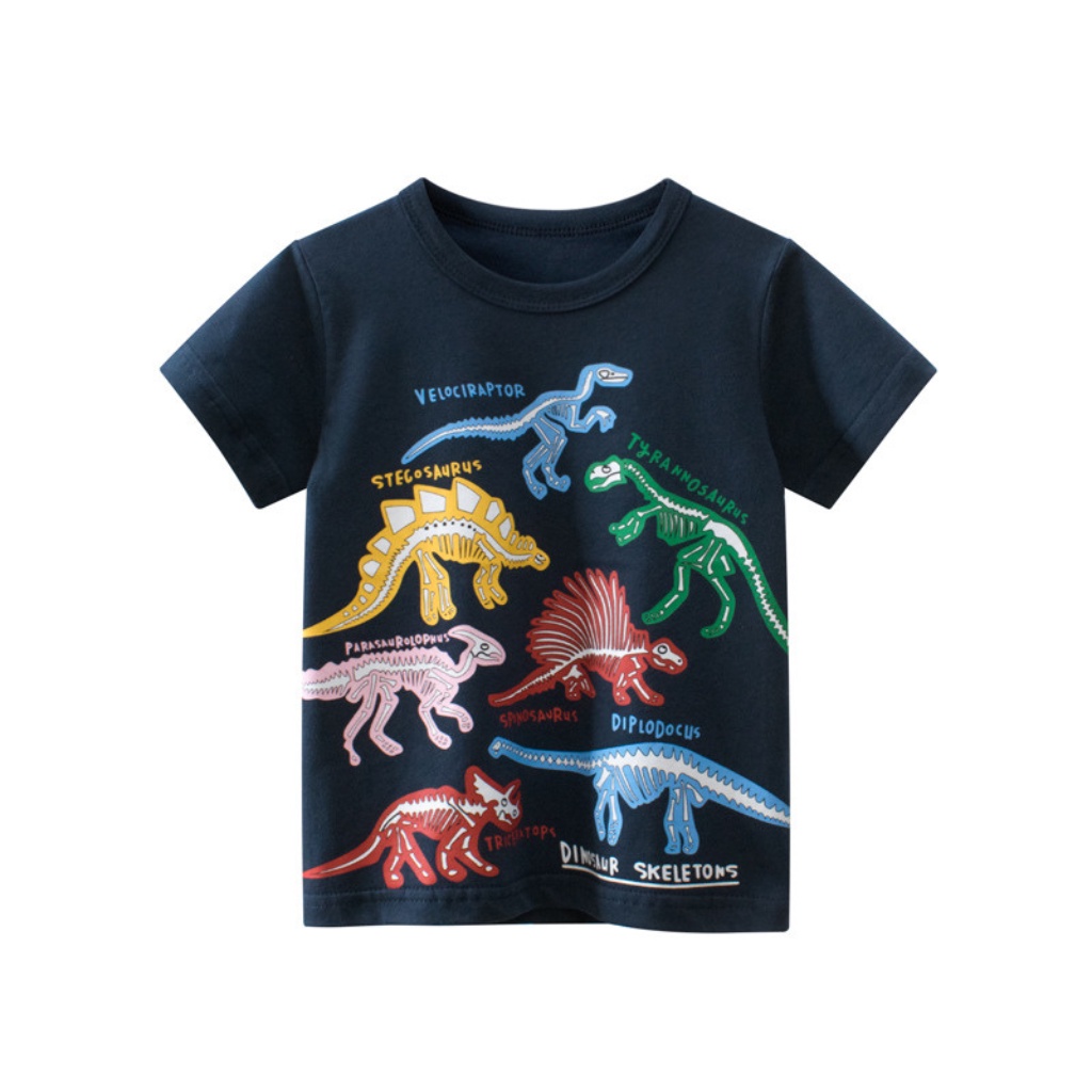 Áo Thun Bé Trai 27kids Áo Phông Bé Trai In Hình Ngộ nghĩnh goldkids312