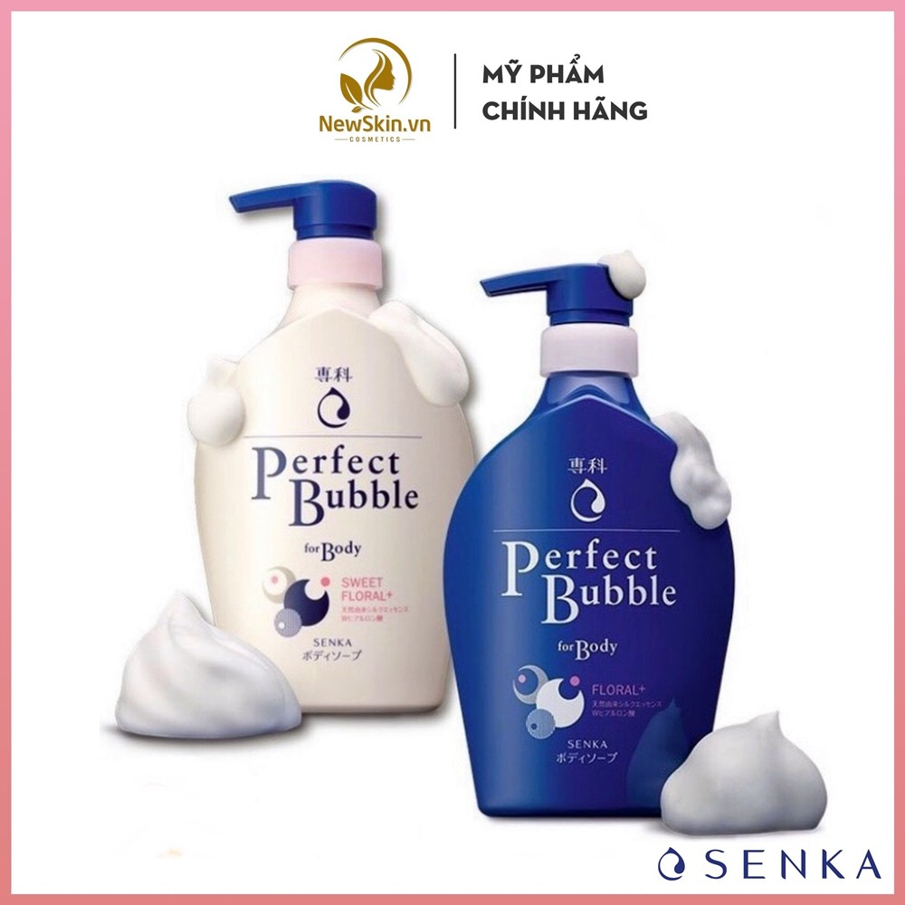 Sữa tắm dưỡng ẩm SENKA PERFECT BUBBLE 500ml