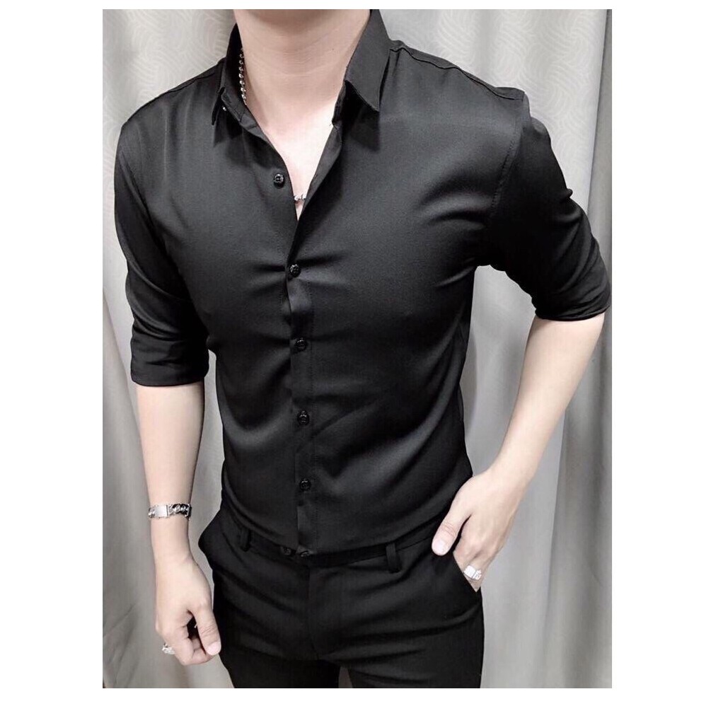 ÁO SƠ MI NAM BODY TRƠN XUẤT CV5 ( CHẤT BAO ĐẸP )