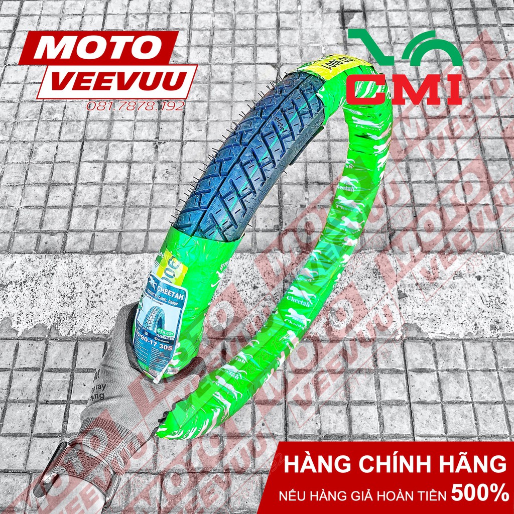 Vỏ lốp xe Camel CRV Cheetah 60/90-17 TL Gai City Grip Pro 631 (Lốp không ruột)