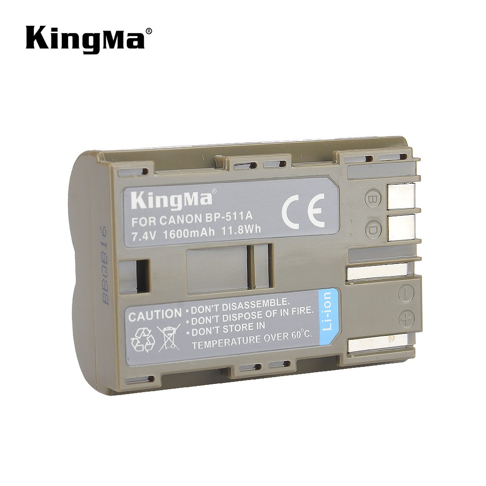 Pin+Sạc BP-511A  Cho Canon EOS 5D 10D 20D 20Da 30D 40D 50D 300D