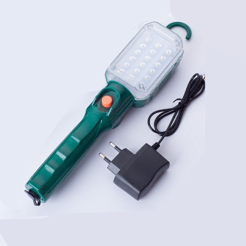 Đèn chiếu gầm ô tô 18 Led sạc điện 220V chiếu sáng sửa chữa , đèn có móc treo và nam châm hút chống rơi