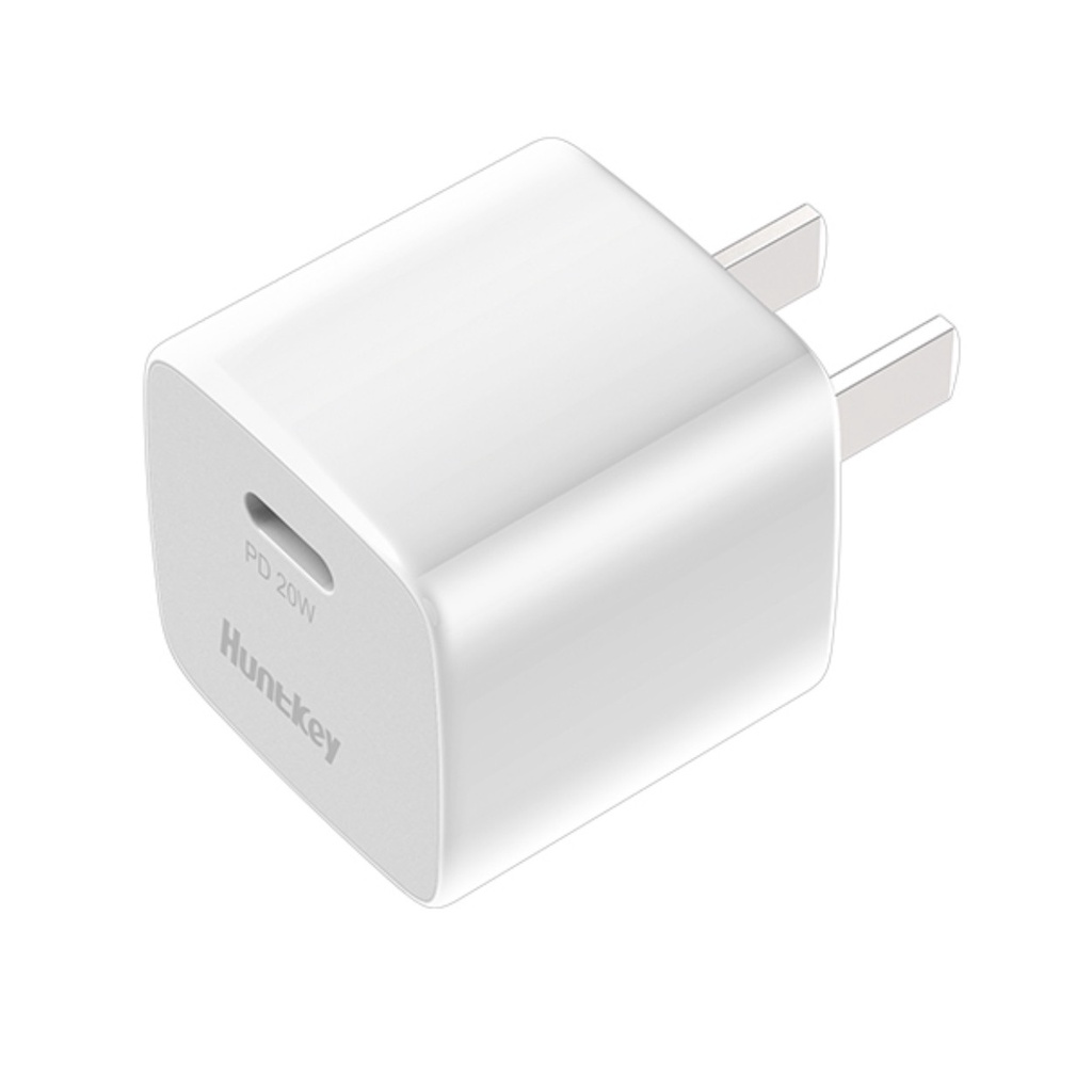 Cốc sạc nhanh điện thoại Huntkey 20W Type C K20 - Hàng chính hãng