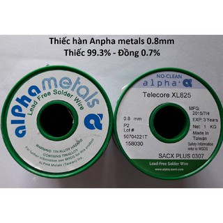 Thiếc hàn không chì thương hiệu ALPHA [Tặng thêm 5 mét dây khi mua từ 30 mét]