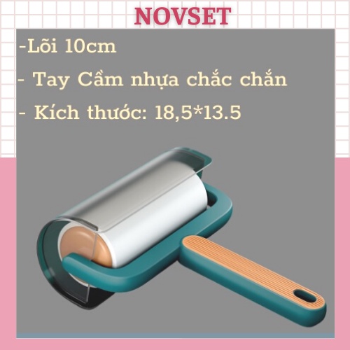 [NHẬP NOVSET1 giảm ngay 10% đơn từ 0đ] Cây lăn bụi quần áo NOVSET đa năng cao cấp Làm Sạch Quần Áo Ga Giường Sofa