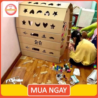 Nhà bìa lắp ghép thông minh cho bé baby's house