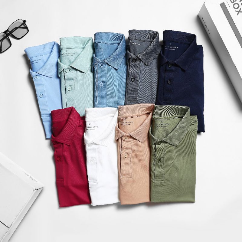 Áo thun Poly Polo September 7th chính hãng cao cấp, mát mịn ôm vừa đẹp, phom dáng Hàn Quốc basic, slimfit
