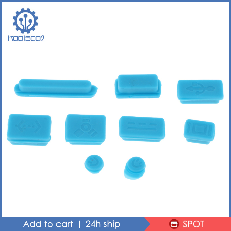 Nút Bịt Chống Bụi Cho Lỗ Cắm Tai Nghe / Máy Tính / Laptop Bằng Silicone Koolsoo2