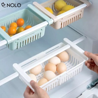 Combo 3 Khay Kệ Giá Treo Gắn Tủ Lạnh Bàn Làm Việc Sắp Xếp Vật Dụng Có Thể Kéo Dài Mở Rộng Chất Liệu Nhựa PP