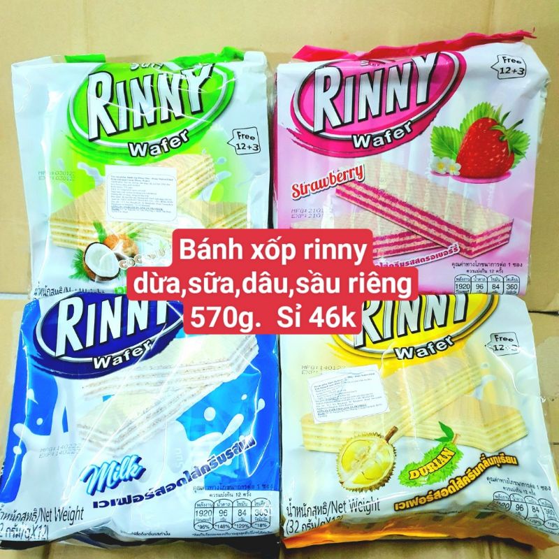 Bánh xốp RINNY Thái Lan 520g