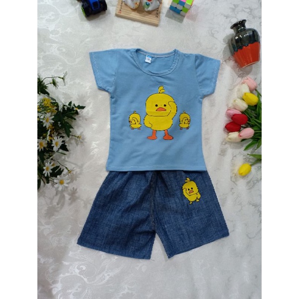 Bộ quần áo bé trai mùa hè loại cao cấp, vải cotton, ảnh và video tự chụp, ảnh sao hàng vậy