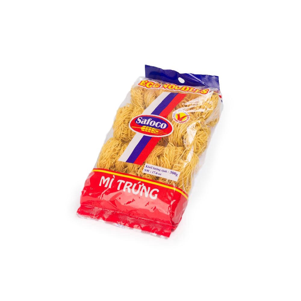 Mì Trứng Sợi Nhỏ Safoco 500g