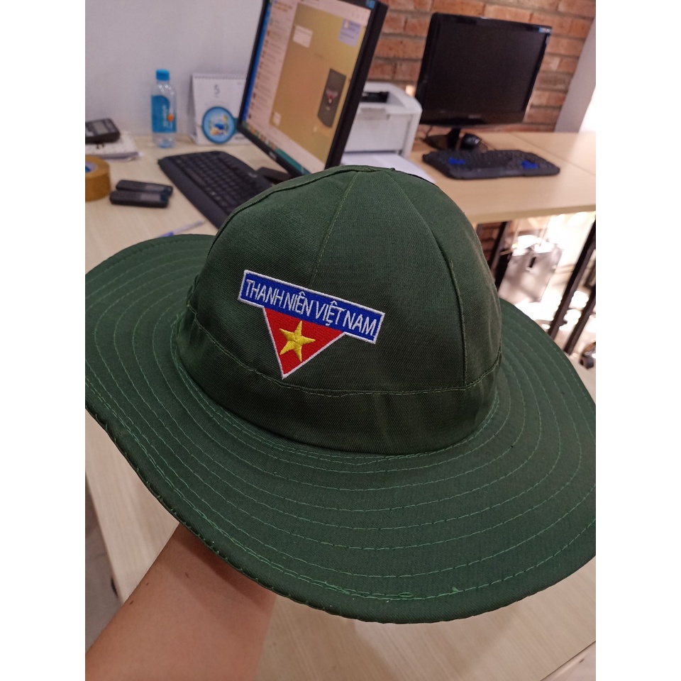 Mũ Nón Tai Bèo Thanh Niên Việt Nam Logo Thêu Nón Tai Bèo Tình Nguyện Giá Rẻ