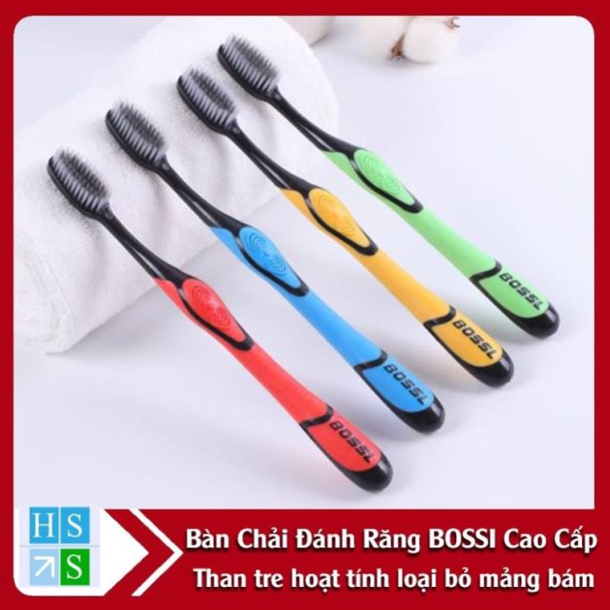 Bàn chải đánh răng than Tre BOSSI 921 Cao cấp Hàn quốc (Giao mầu ngẫu nhiên) - HS Shop Thủ Đức